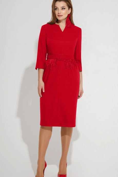 Платье Vizanti 8074 красный размер 50-56 #1