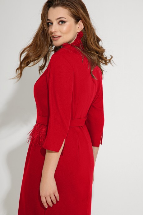 Платье Vizanti 8074 красный размер 50-56 #3