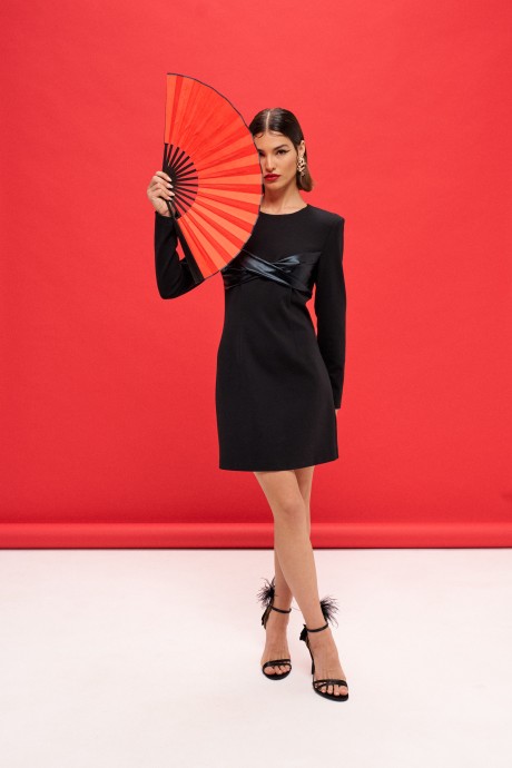 Вечернее платье Vizanti 9393 черный размер 42-46 #3