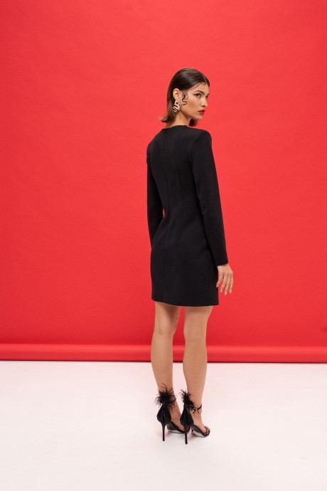Вечернее платье Vizanti 9393 черный размер 42-46 #6