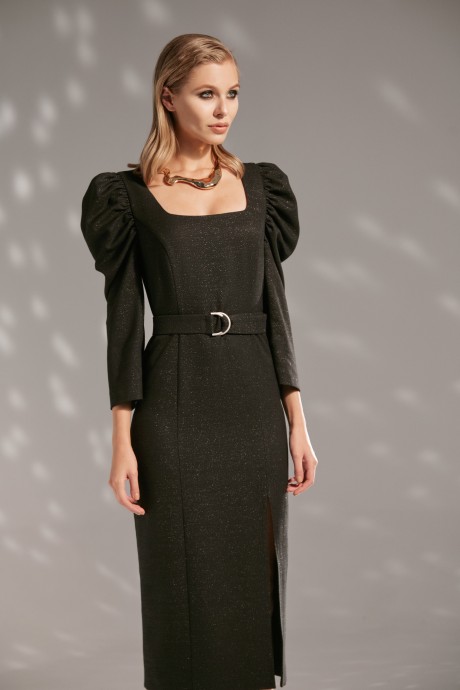 Вечернее платье Vizanti 8096 черный размер 42 #3