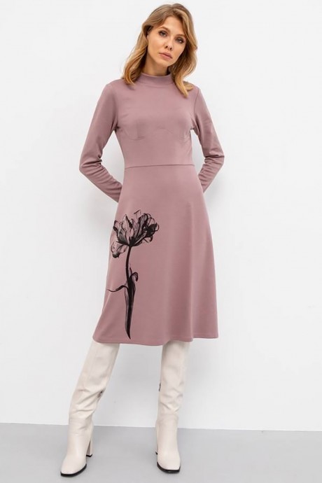 Платье Vizanti 9317 пепельно-розовый размер 42-50 #1