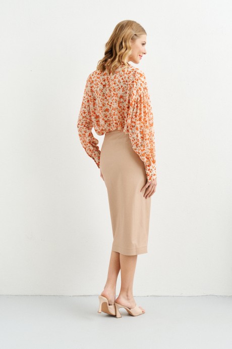 Блузка Vizanti 9189 оранжевый размер 42-50 #3