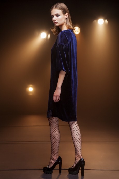 Вечернее платье Nova Line 5691 синий размер 42-48 #2