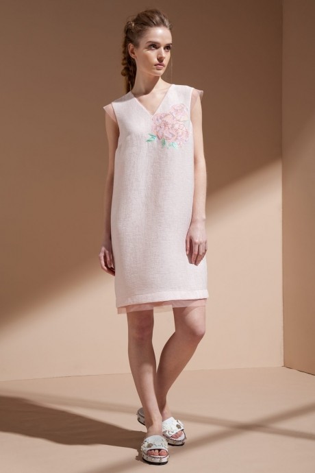 Вечернее платье Nova Line 5707 розовый размер 42-48 #1