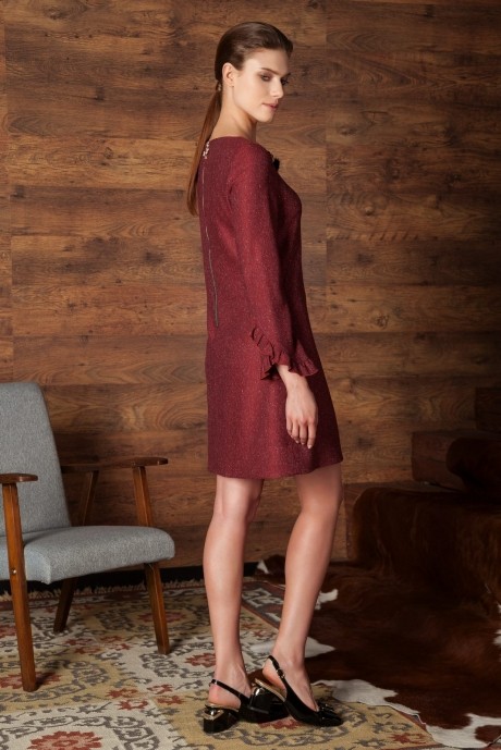 Вечернее платье Nova Line 5779 красный размер 42-48 #4
