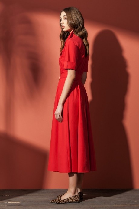 Платье Nova Line 5845 красный размер 42-50 #2