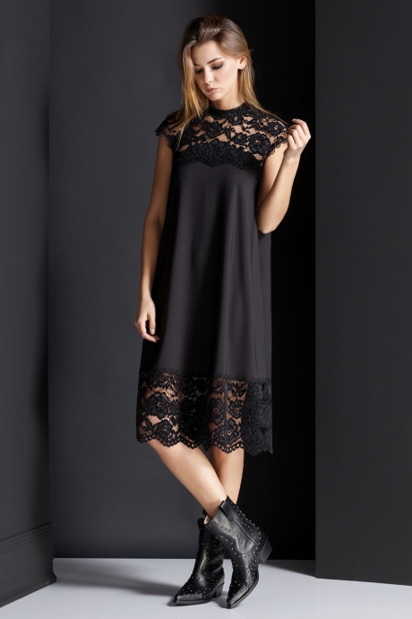 Вечернее платье Nova Line 5906 черный размер 42-50 #1
