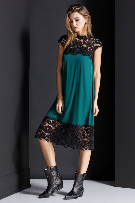 Вечернее платье Nova Line 5967 зеленый размер 42-50 #1
