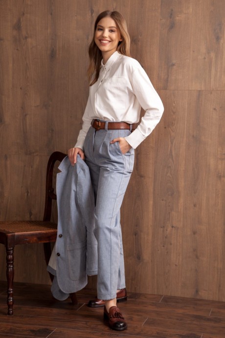 Жакет (пиджак) Nova Line 10118 джинс размер 42-52 #3