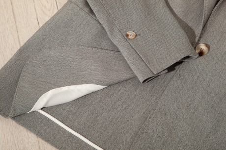 Жакет (пиджак) Nova Line 10212 Серый меланж размер 42-52 #6