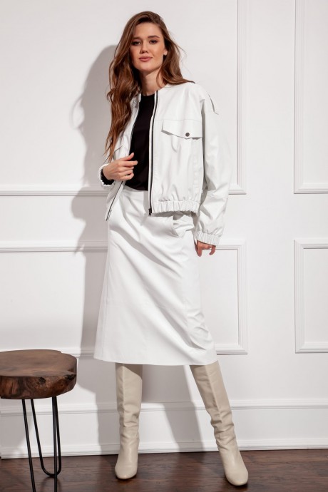 Куртка Nova Line 10236 Белый размер 42-52 #4