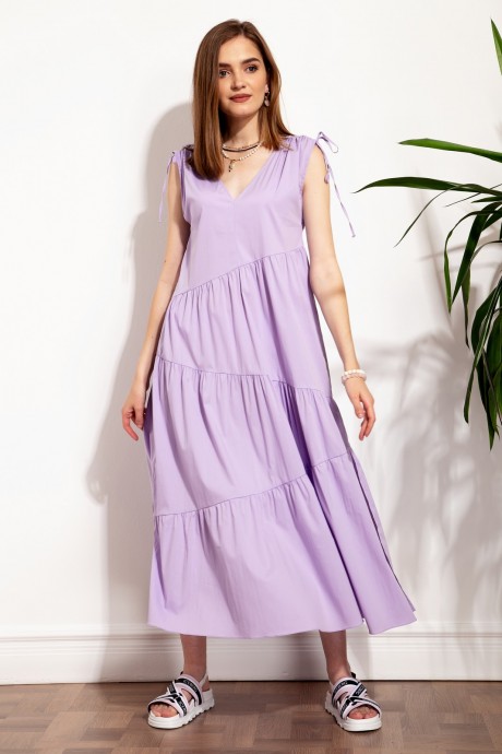 Платье Nova Line 50241 сиреневый размер 42-52 #1