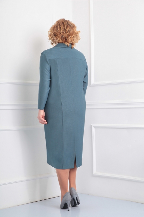 Платье ALGRANDA (Novella Sharm) 2857 серо-голубой размер 62-66 #3