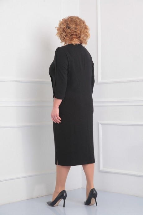 Вечернее платье ALGRANDA (Novella Sharm) 2924 чёрный размер 60-70 #2