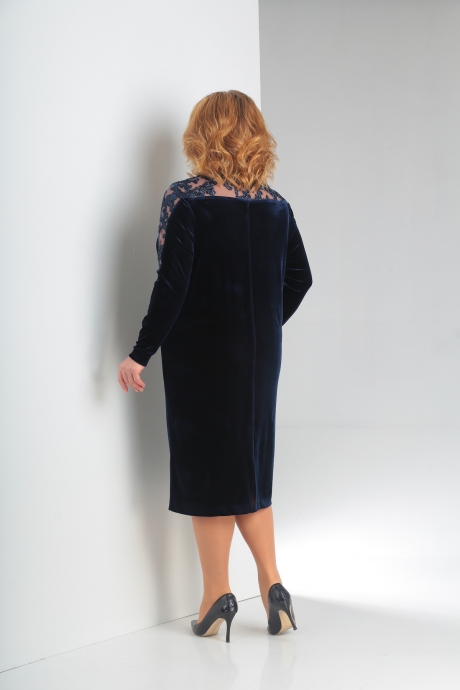 Вечернее платье ALGRANDA (Novella Sharm) 3136 синий размер 58-66 #2