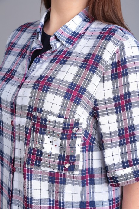 Блузка ALGRANDA (Novella Sharm) 3471 -с-2 (блузка + рубашка) размер 60-70 #3