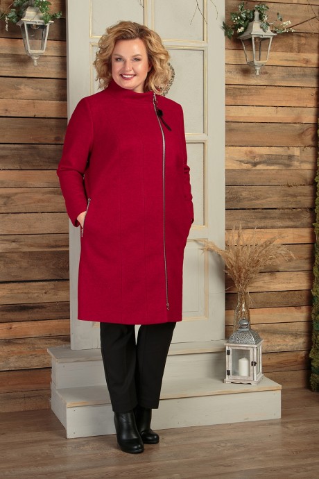 Пальто ALGRANDA (Novella Sharm) 3565 -3 красный размер 62-68 #1