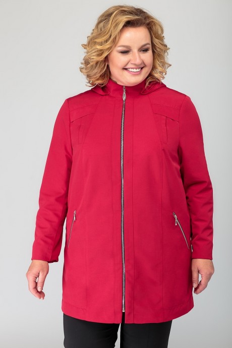 Куртка ALGRANDA (Novella Sharm) 3567 красный размер 64-70 #2