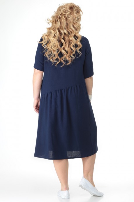 Платье ALGRANDA (Novella Sharm) 3697 синий размер 60-74 #3