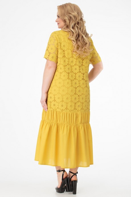 Платье ALGRANDA (Novella Sharm) 3714 жёлтый размер 60-66 #3