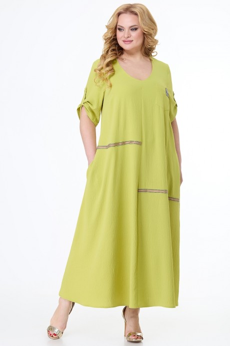 Платье ALGRANDA (Novella Sharm) 3686 -5-2 зелень размер 54-76 #2