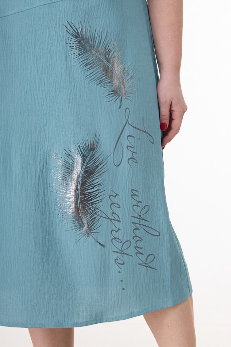 Платье ALGRANDA (Novella Sharm) 3677 с голубой размер 60-72 #2