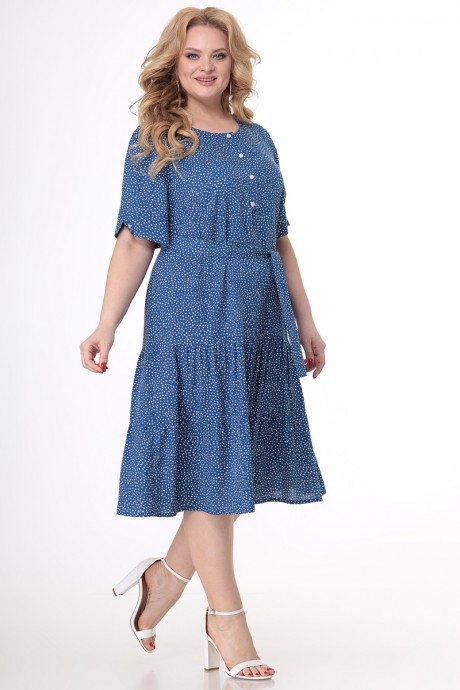 Платье ALGRANDA (Novella Sharm) 3731 синий размер 58-68 #1