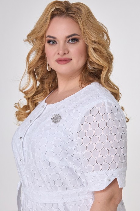 Платье ALGRANDA (Novella Sharm) 3746 белый размер 60-64 #3