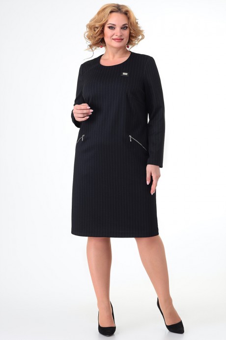 Платье ALGRANDA (Novella Sharm) 3760 черный размер 58-68 #2