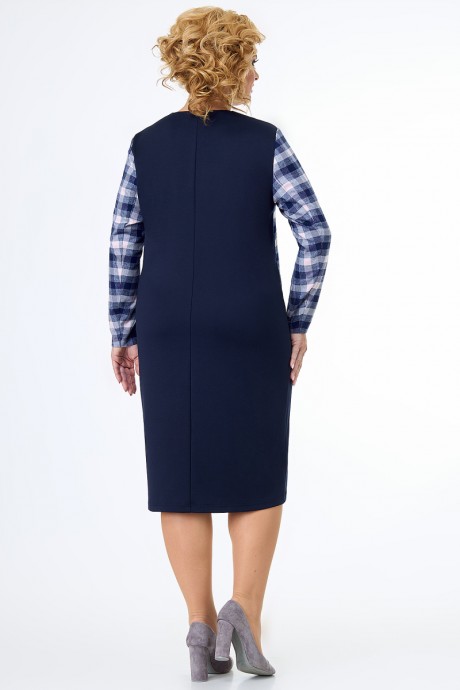 Платье ALGRANDA (Novella Sharm) 3774 синий размер 60-70 #2