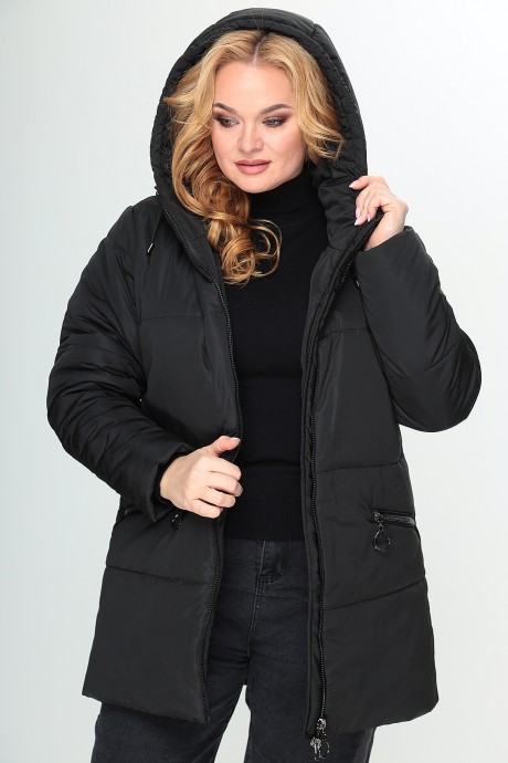 Куртка ALGRANDA (Novella Sharm) 3803 Черный размер 60-76 #4