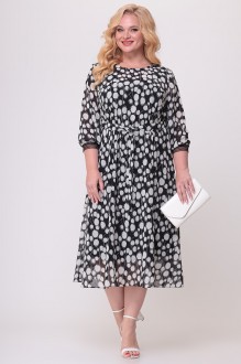 Платье ALGRANDA (Novella Sharm) 3836 -1 белый, черный #1