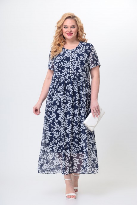 Платье ALGRANDA (Novella Sharm) A 3883-C синий размер 60-70 #2