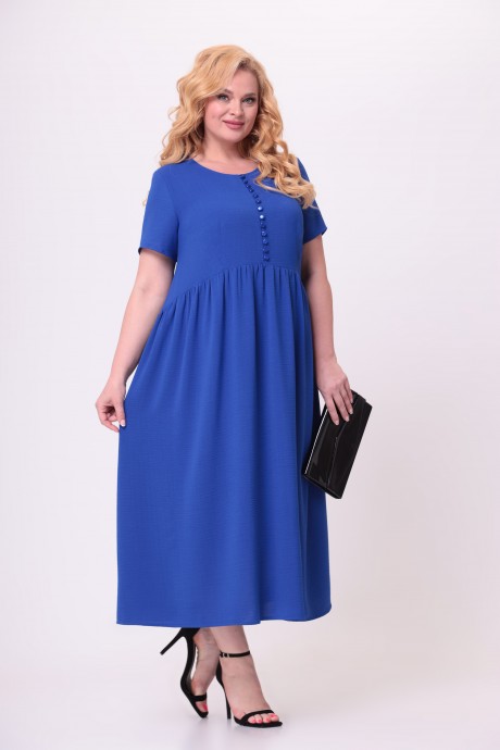 Платье ALGRANDA (Novella Sharm) 3896 -5 синий размер 60-70 #3