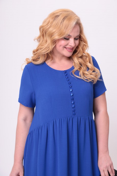 Платье ALGRANDA (Novella Sharm) 3896 -5 синий размер 60-70 #4