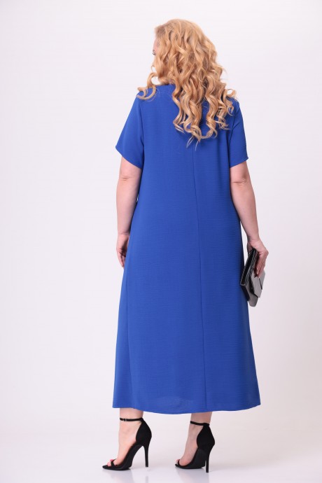 Платье ALGRANDA (Novella Sharm) 3896 -5 синий размер 60-70 #6