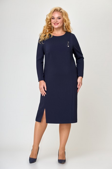 Платье ALGRANDA (Novella Sharm) 3931-с Синий размер 64 #2