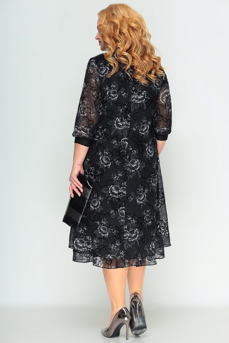 Платье ALGRANDA (Novella Sharm) 3814 черный размер 54-74 #5