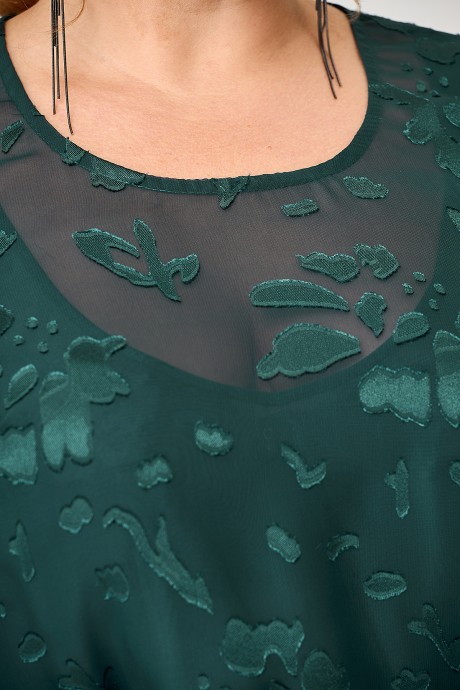 Вечернее платье ALGRANDA (Novella Sharm) 3836-4 изумруд размер 60-70 #6