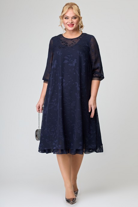 Платье ALGRANDA (Novella Sharm) 3814 -6 синий размер 54-74 #1