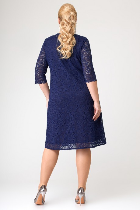 Платье ALGRANDA (Novella Sharm) А3909 -с синий размер 54-74 #6