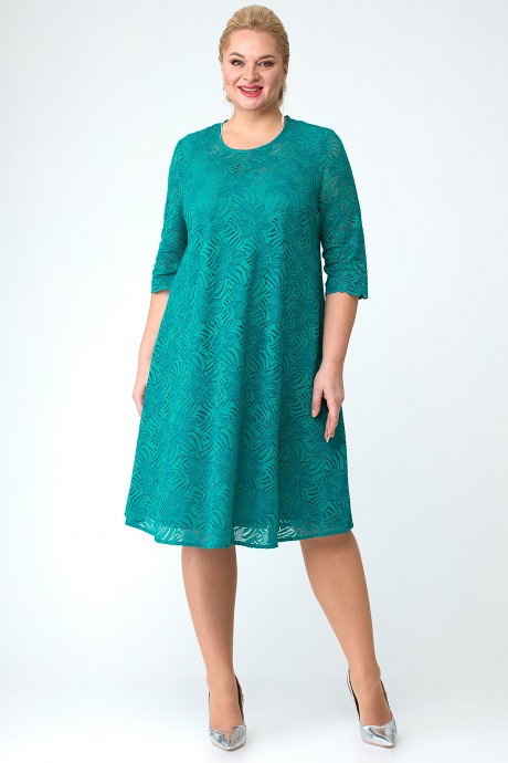 Платье ALGRANDA (Novella Sharm) А3909 -4 бирюзовый размер 54-74 #4
