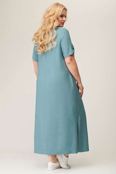 Платье ALGRANDA (Novella Sharm) A3877 -С голубой размер 54-64 #8