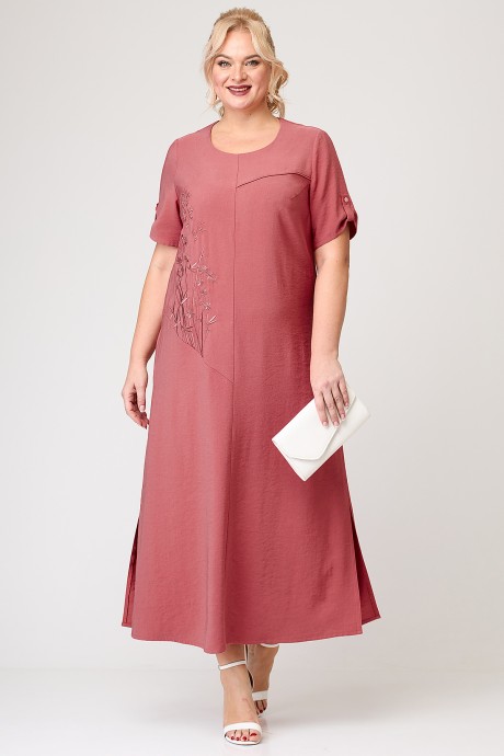Платье ALGRANDA (Novella Sharm) 3877 -3 коралл размер 54-72 #1