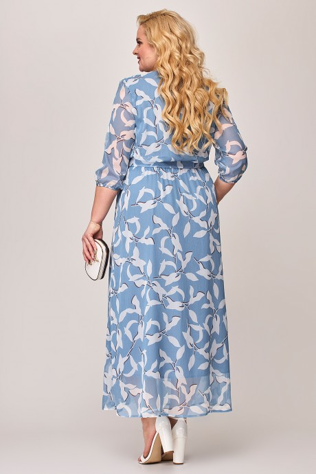 Платье ALGRANDA (Novella Sharm) A3832 -С голубой размер 54-66 #6
