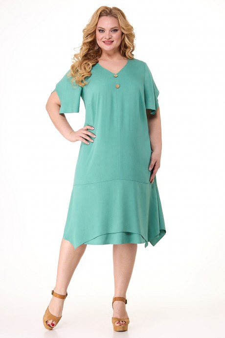 Платье ALGRANDA (Novella Sharm) A3730 -4-3 бирюзовый размер 58-66 #2