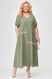 Платье ALGRANDA (Novella Sharm) A3686 -6-4 хаки #1