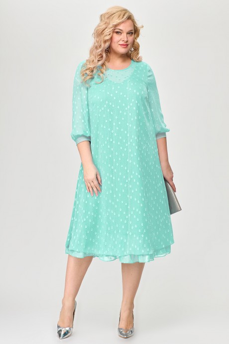 Вечернее платье ALGRANDA (Novella Sharm) A3814 -2-7 светло-бирюзовый размер 60-74 #1