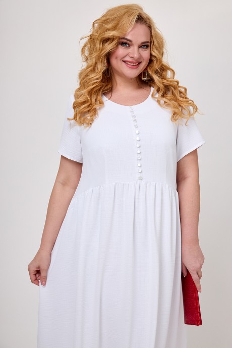 Платье ALGRANDA (Novella Sharm) A3883 - О-1 белый размер 60-70 #2